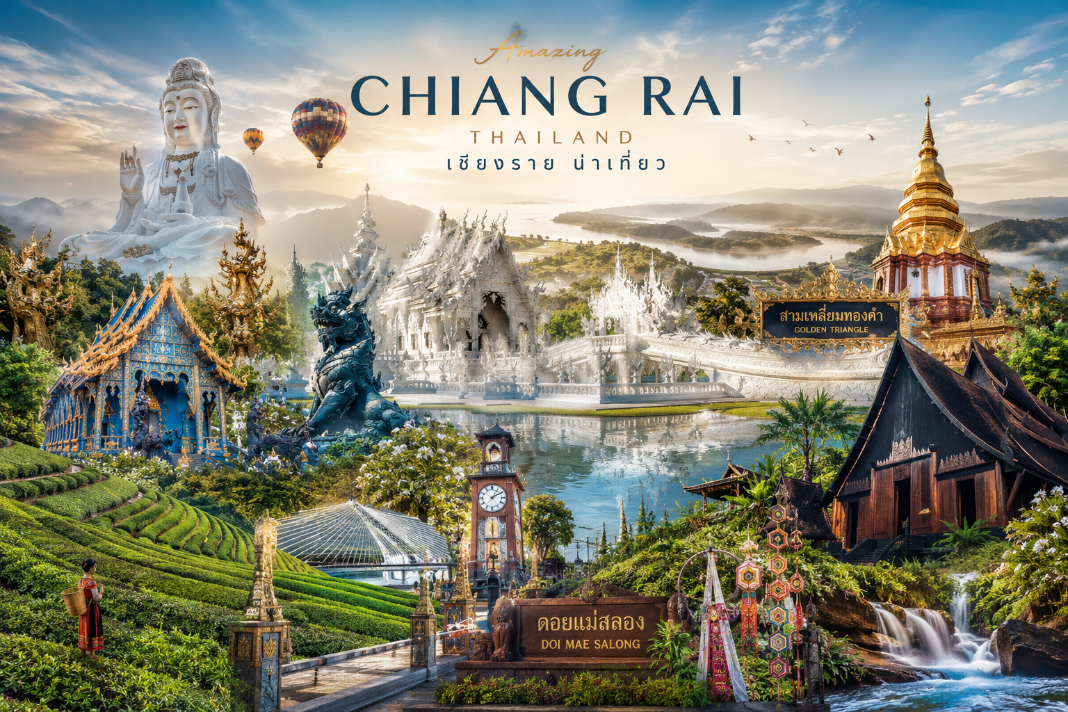 Private Chiang Rai Taxi Tour with Personal Driver
